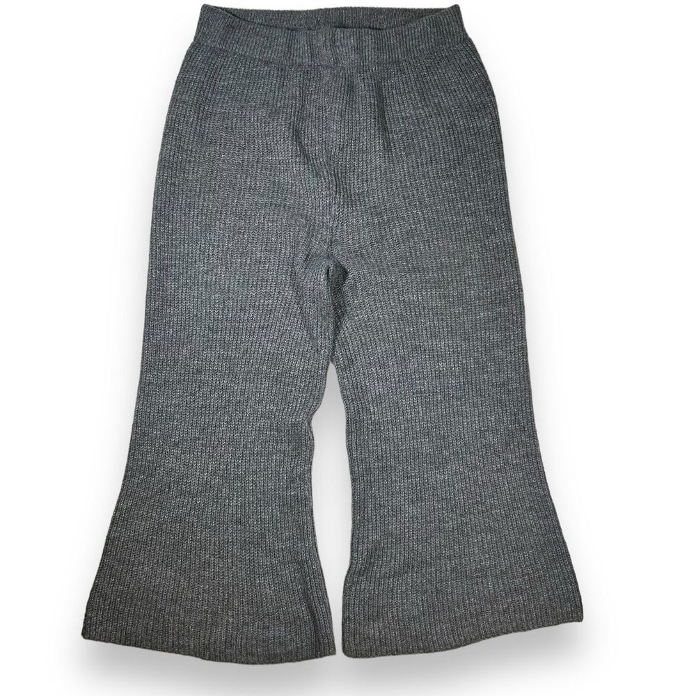 Daily‎ Practice Anthropologie Flare Leg Knit Pants Women’s Large Gray
